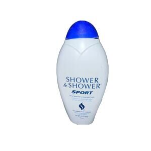 Shower to Shower Sport Absorbent Body Powder Keeping Fresh 13 Ounce Opened